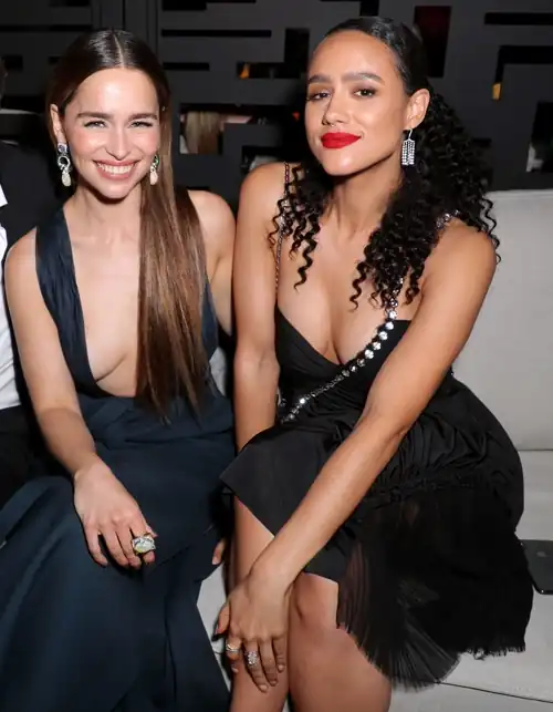 With Emilia Clarke