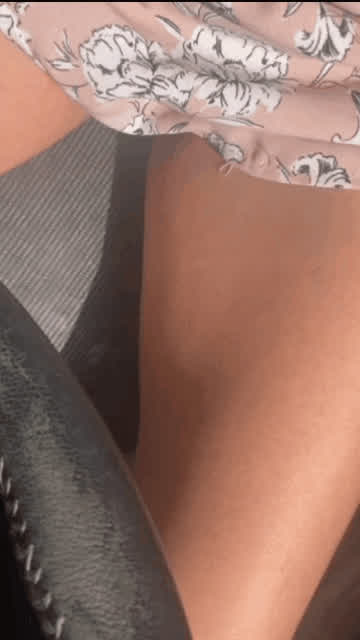 Too hot to wear panties today. Hope you don't mind