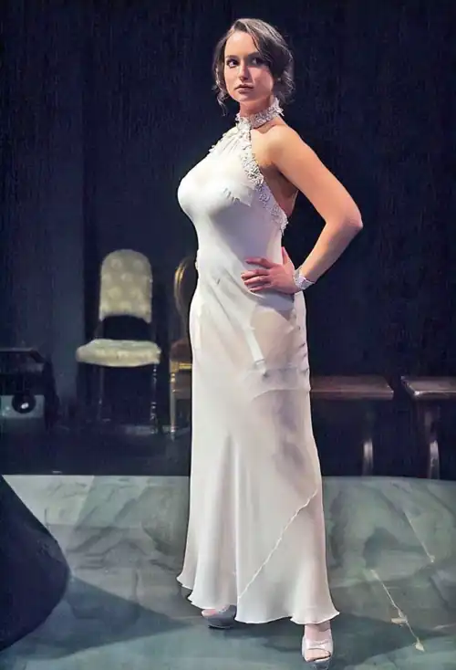 Stunning in this dress