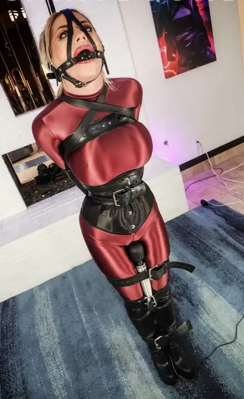 Completely bound and helpless