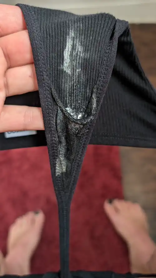 I masturbated in these dirty panties... Would you jerk off with them?