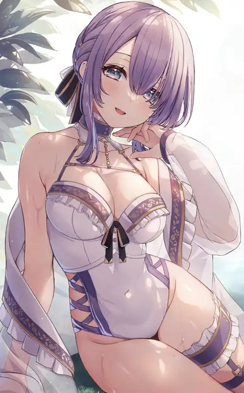 White Swimsuit 