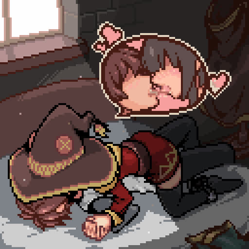 Pinned by Megumin