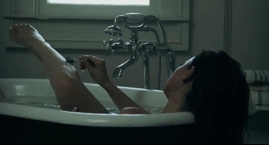 Wet in the bathtub