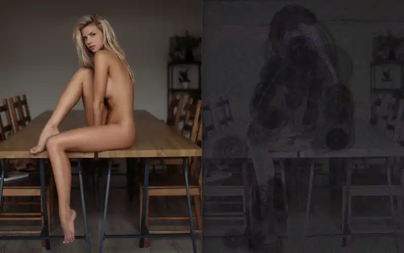 On the table