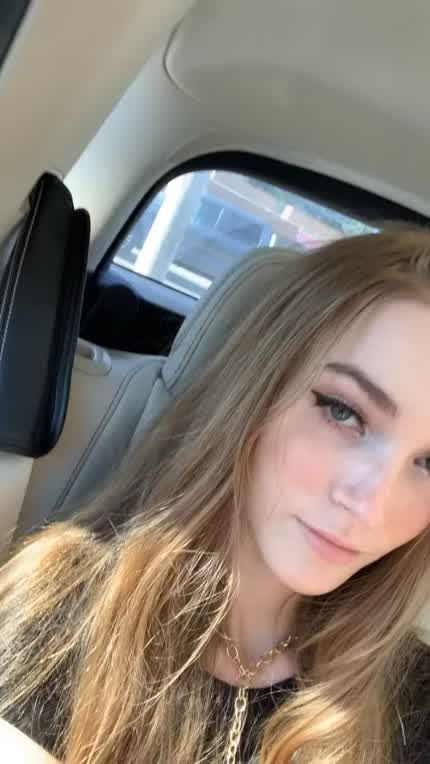 in a busy parking lot