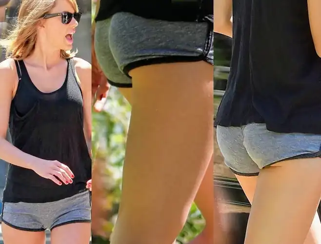 Delicious in gray shorts