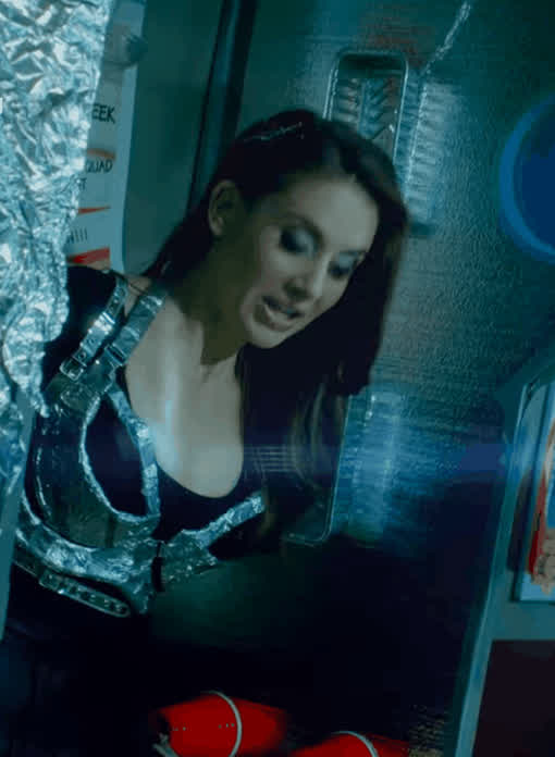 Showing off in the space movie