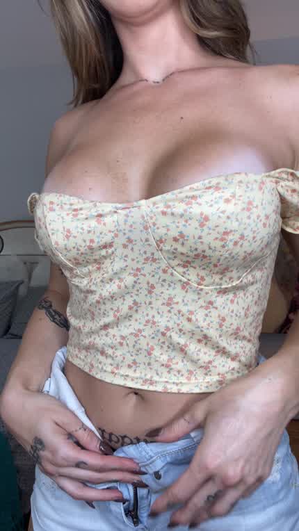 My boobs just can't be contained in this top.