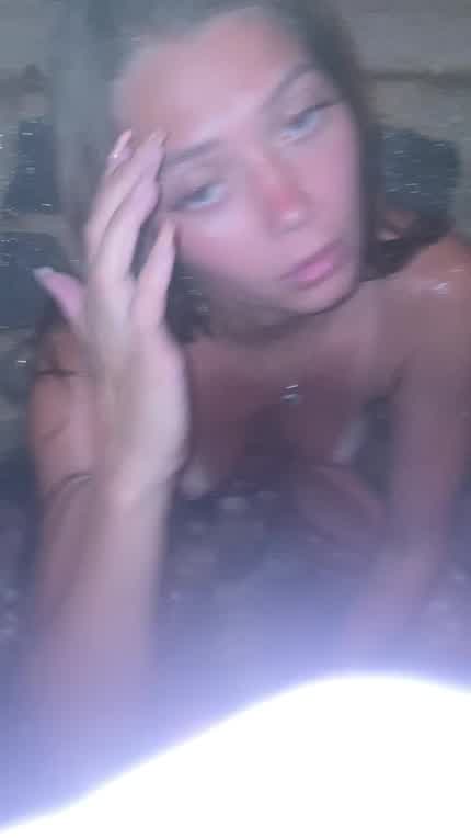 I love the hot tub...