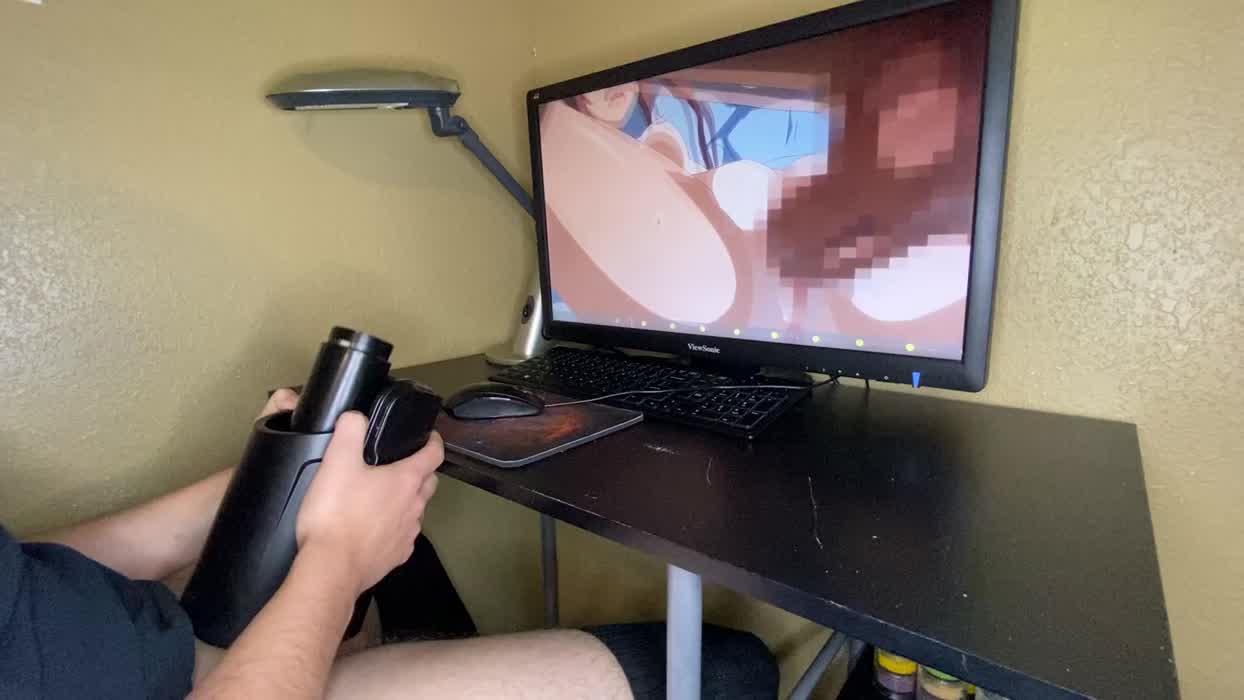 He failed at fap hero so he ruined his orgasm