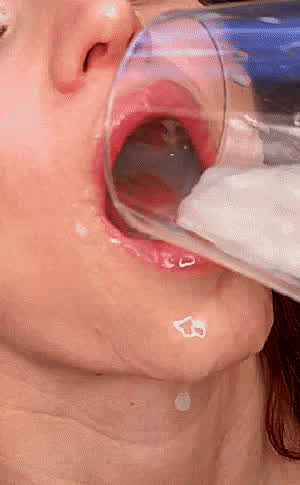 a delicious glass of protein.