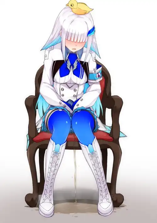 She pee herself on her own fancy chair