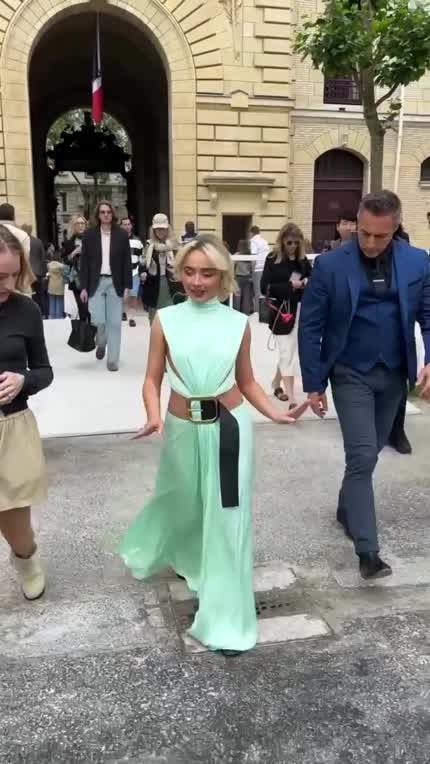 At Loewe Menswear Spring/Summer 2025 show at Paris Fashion Week 6/22/2024