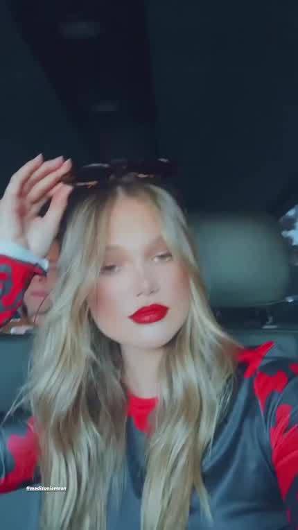 Car ride with Madison Iseman IG 9/23/2023