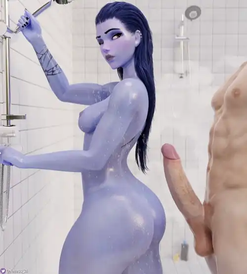 Widowmaker hitting the showers (Nemesis_3d)