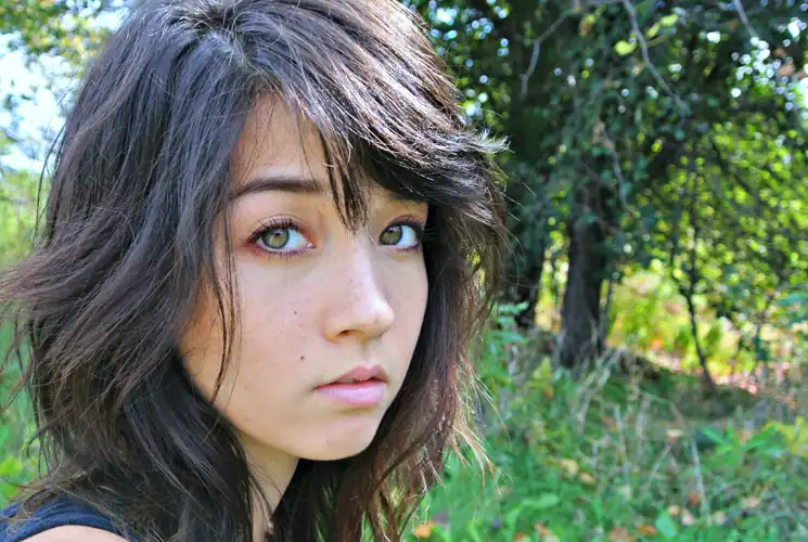 Mixture of Japanese-Caucasian Beauty