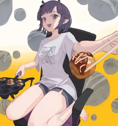 Ina Making Takoyaki [Hololive EN Myth]