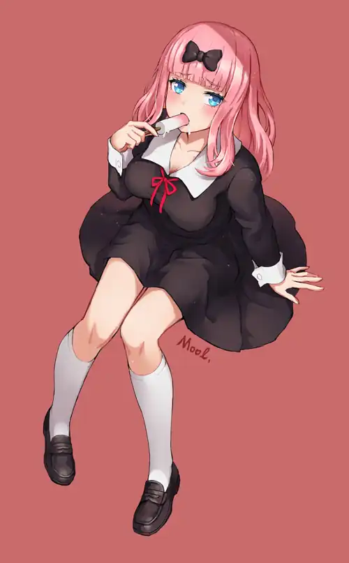 Eating a popsicle (By Mool月光)