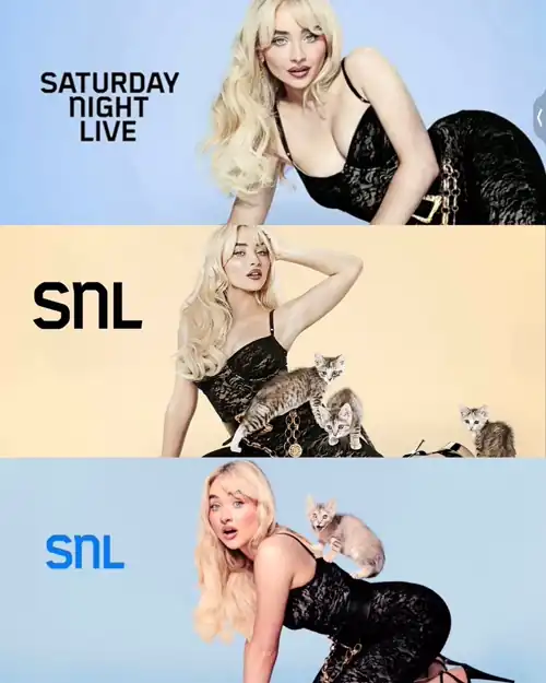 Sabrina in Saturday Night Live promotionals, May 2024