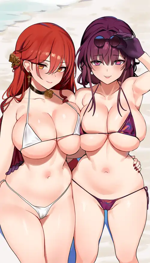 Kafka & Himeko Bikini Beauties (Ndgd ) [Honkai]