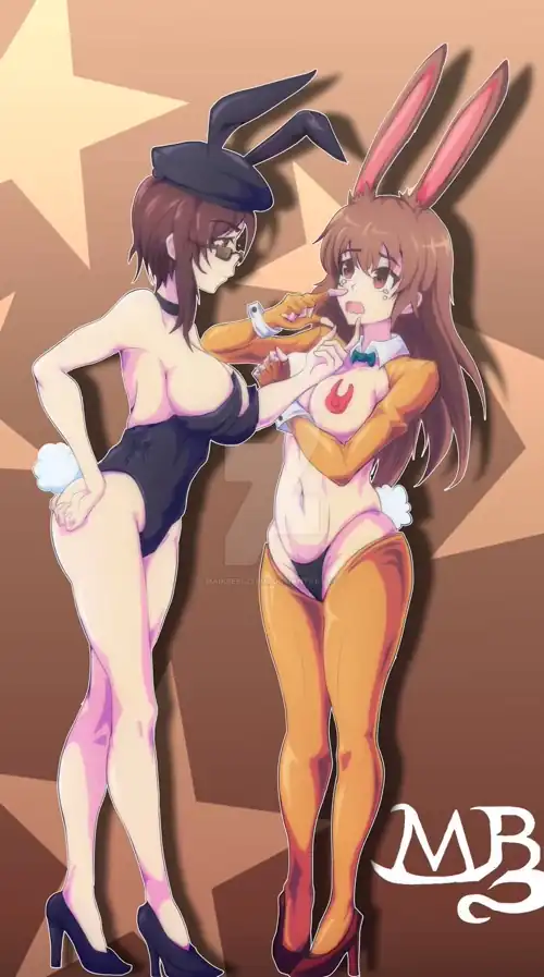 Velvet and Coco Bunny year by maikbeelzebub