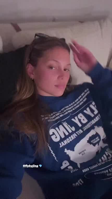 Flexing her legs 10/2/2023