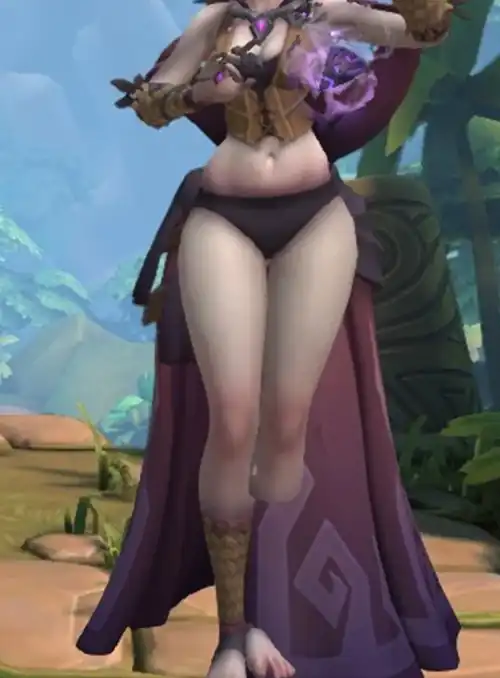 A old glitch that exposed Seris's thighs in all their glory! ❤️ [Paladins]