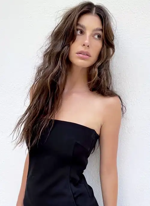 Camila Morrone: little black dress