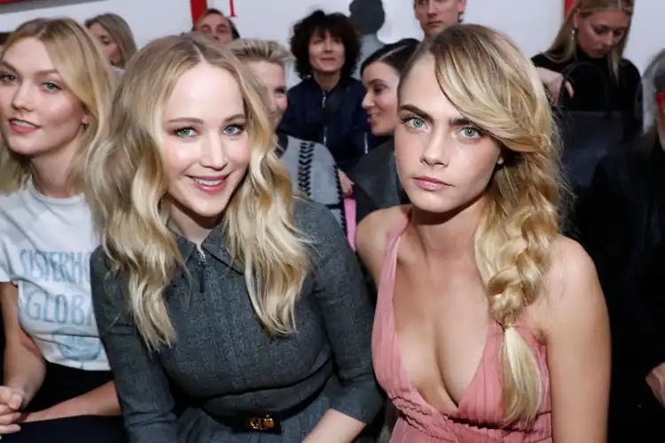 With Jennifer Lawrence - Christian Dior Show | Paris Fashion Week (February 26, 2019)