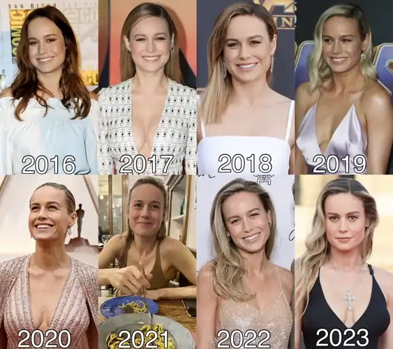 Evolution of Brie Larson 2016 - 2023
