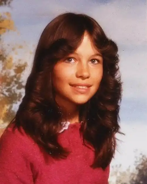 15 year old high school student Pamela Anderson in 1982