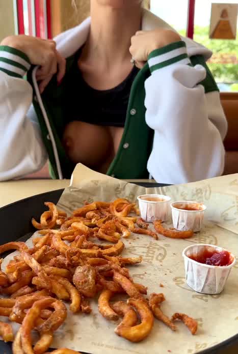 I can’t stay away from Arby’s curly fries