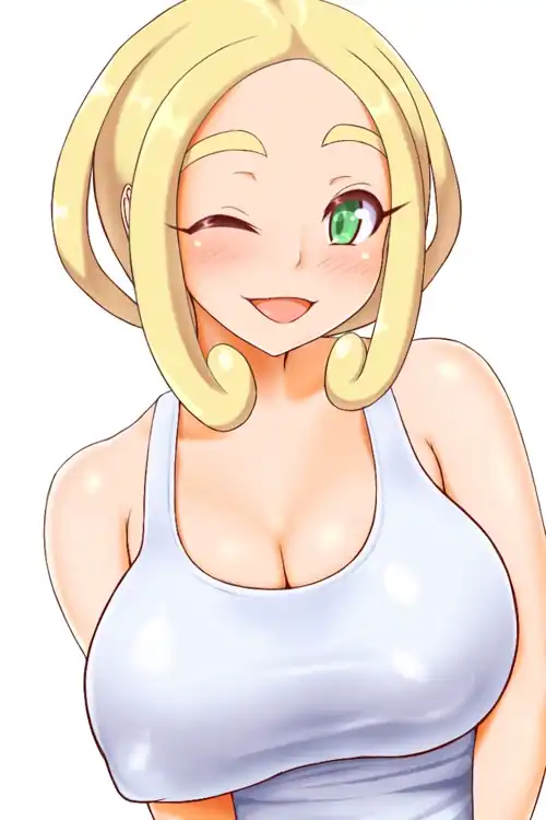 Viola has squeezable boobs