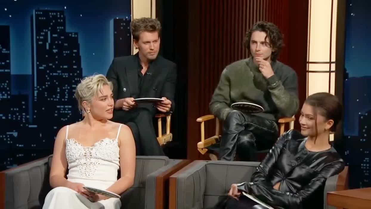 Zendaya's flaunts hips in stylish leather pants 💫