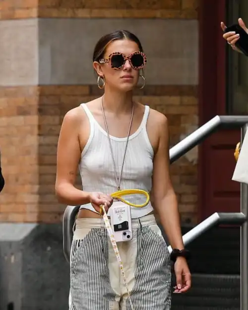 Millie out for a walk