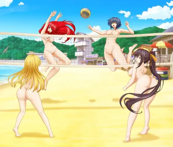 Nude volleyball