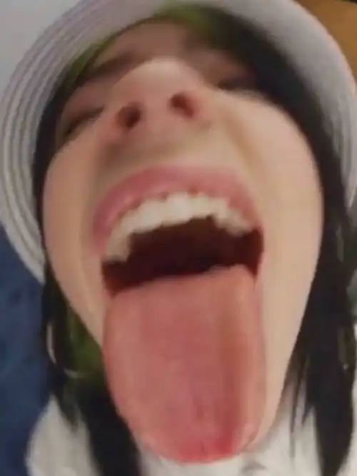 Closeup tongue