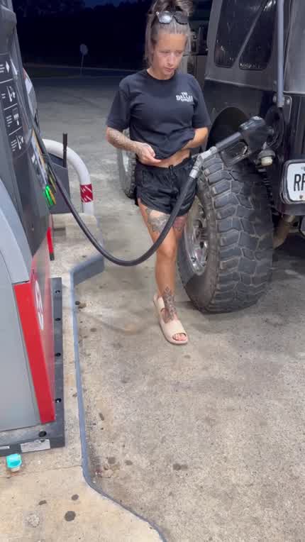 Gas station surprise