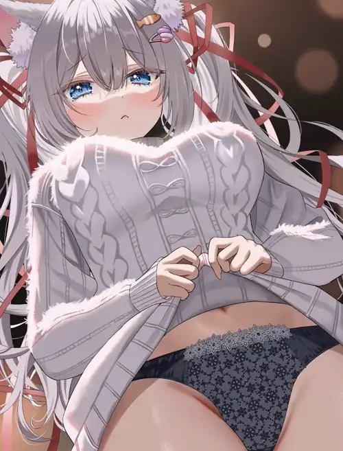 Showing her lovely pantsu [Artist's OC]