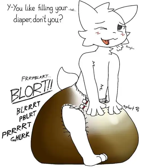 You like filling your pamps don't you? (Puffy_Pamps)