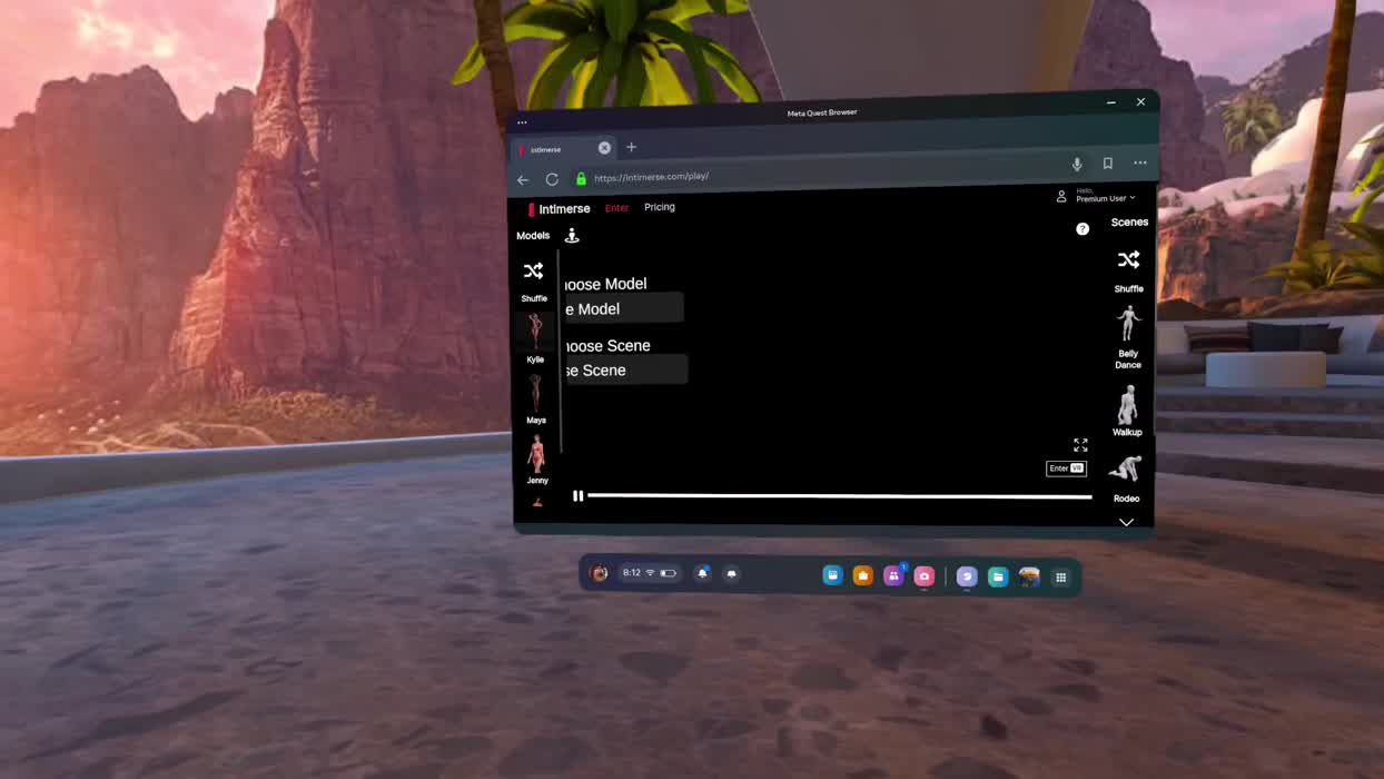 Intimerse - The Ultimate, No Download VR Sex Simulator