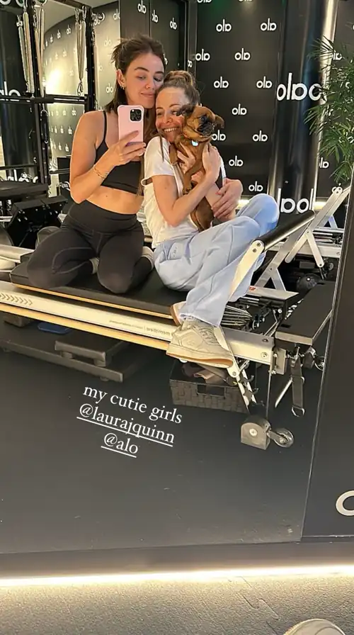 Gym selfie with Laura | IG story 7/9/24
