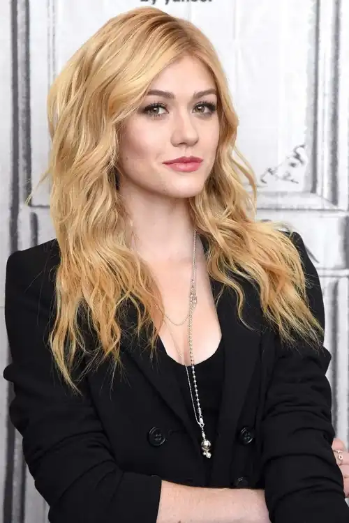 Katherine McNamara has a great face for a large, aggressive blowbang. Guys taking turns fucking her face until she's a complete mess.