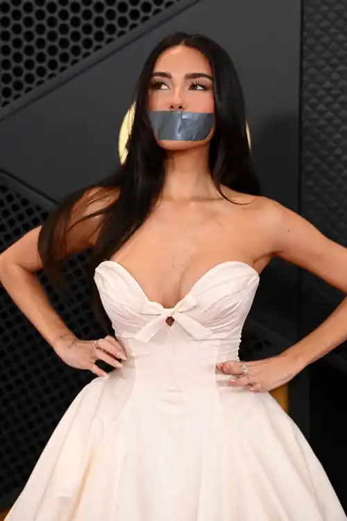 Madison Beer gagged