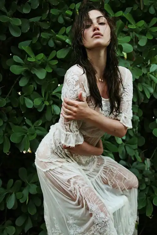 As wet as a mermaid
