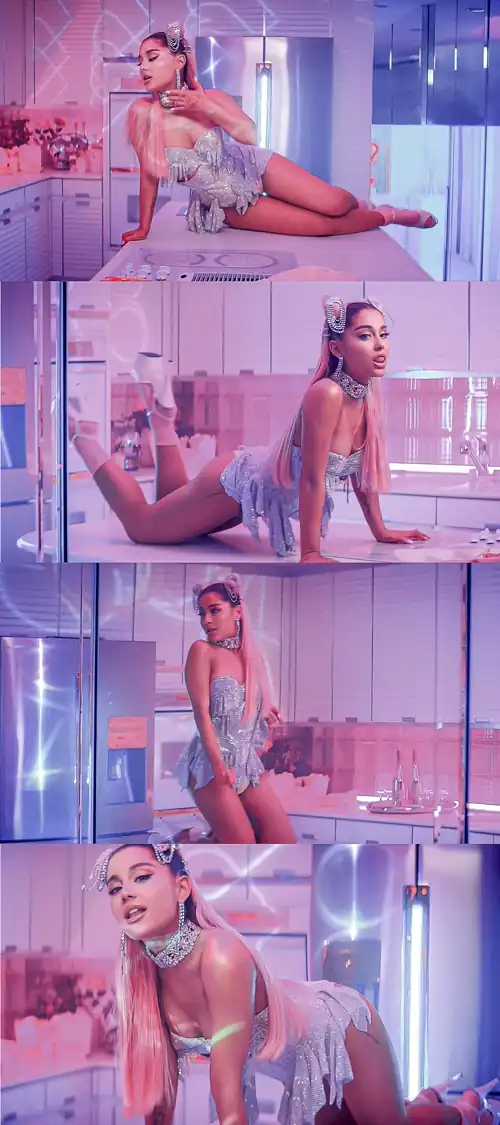 Ari knew exactly what she was doing with the 7 Rings video, she’s such a cocktease and loves it 