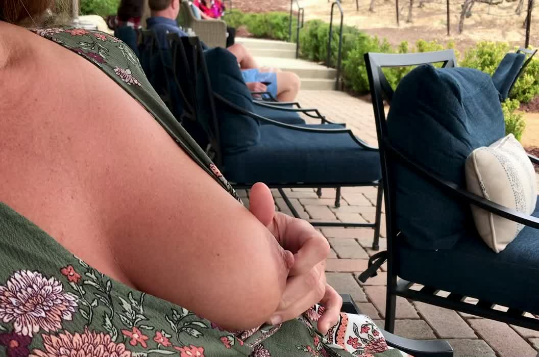 Getting the girls out at a crowded winery.