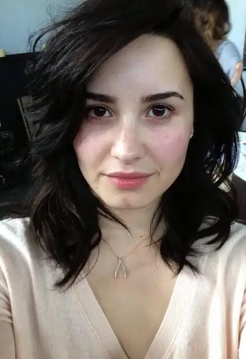 Makeup free Demi (2013)