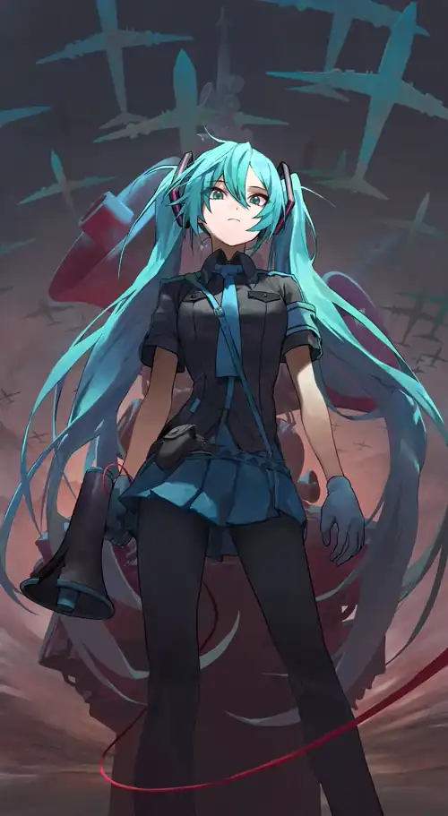 Hatsune Miku [Vocaloid] (3305x6022)